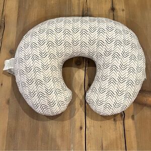 Boppy Gray Chevron Nursing Pillow